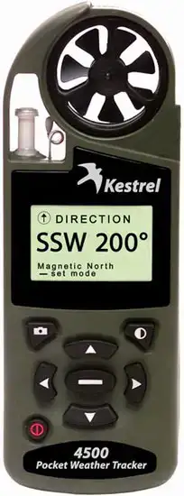 Метеостанция Kestrel 4500 Night Vision & Bluetooth. Цвет - Olive (оливковый).