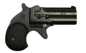 Пистолет Derringer под патрон Флобера Производитель: Kimar slr-Brescia-Italy  Состояние: легкие потертости на корпусе.