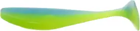 Силікон FishUP Wizzle Shad 3" #206 - Sky/Chartreuse (8шт/уп)