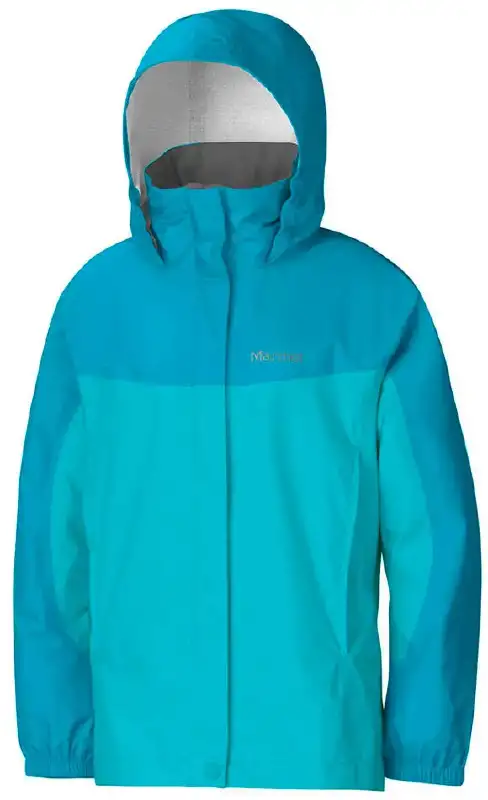 Куртка MARMOT Girl’s PreCip Jacket Light aqua/Sea breeze