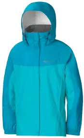 Куртка Marmot Girl’s PreCip Jacket M Light aqua/Sea breeze