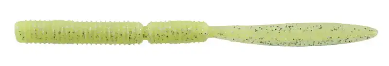 Силикон Jackall Peke Peke Long 2.5” SQ Glow Chartreuse Silver Flake 8 шт