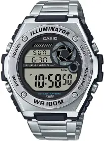 Годинник Casio MWD-100HD-1AVEF. Сріблястий