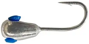 Мормышка вольфрамовая Shark Круглокапля с отверствием 0.2g 2.5mm крючок D20 ц:серебро