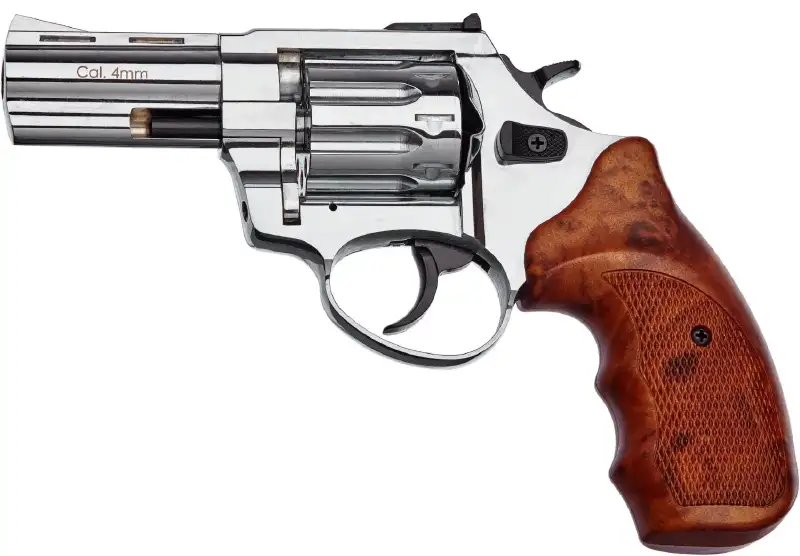 Револьвер флобера STALKER 3" Нікель. Матеріал руків’я - пластик