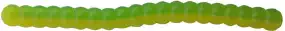 Силікон Big Bite Baits Trout Worm 2" Green/Yellow 10 шт.