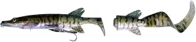 Воблер Savage Gear 3D Hybrid Pike 170SS 170mm 45.0 g #07 Silver Green Pike