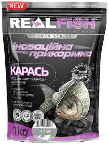 Прикормка Real Fish Silver Series Карась Часник 1kg