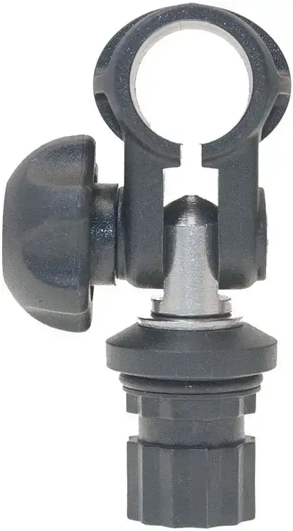 Хомут Borika Tc022 с адаптером для труб Ø22 мм ц:черный