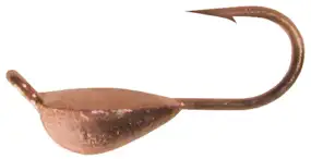 Мормишка вольфрамова Shark Півкапля 0.13g 2.5 гачок D20 к:мідь