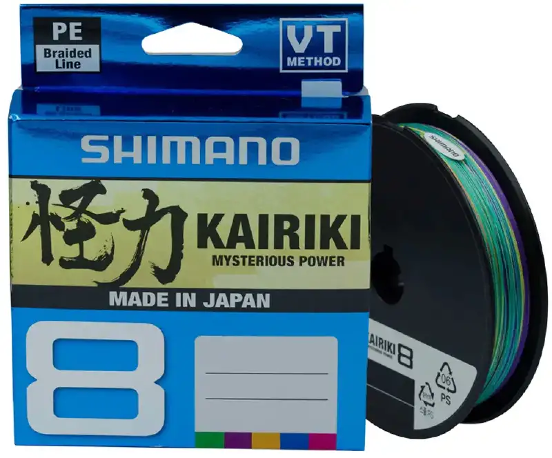 Шнур Shimano Kairiki 8 PE (Multi Color) 300m 0.13 mm 8.2 kg