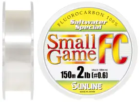 Флюорокарбон Sunline SWS Small Game FC 150м 0.128мм 2.0LB матч/тонущ.