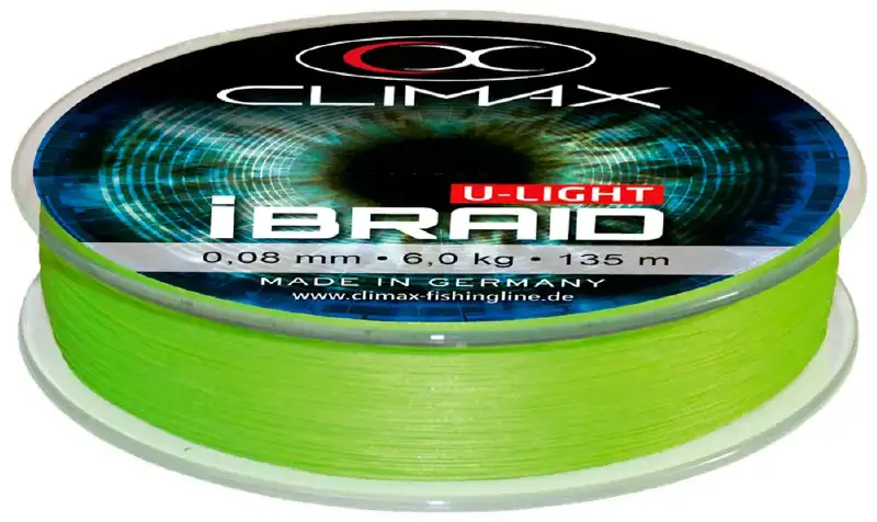 Шнур Climax iBraid 4 UL 135m (chartreuse) 0.10mm 7.5kg