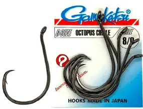 Крючок Gamakatsu Octopus Circle №8/0 (6шт/уп) ц:black