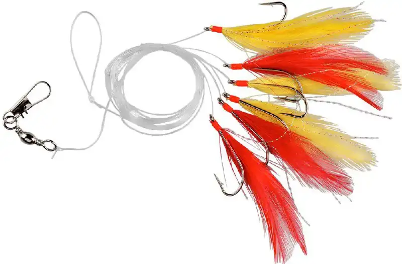 Оснастка морская Spro Mackerel Rig Red/Yellow 6-Hook