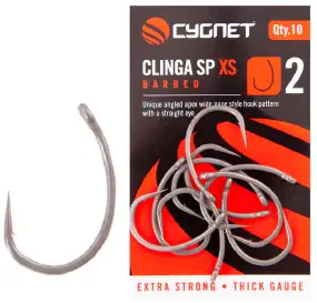 Крючок карповый Cygnet Clinga SP XS №4 (10шт/уп)