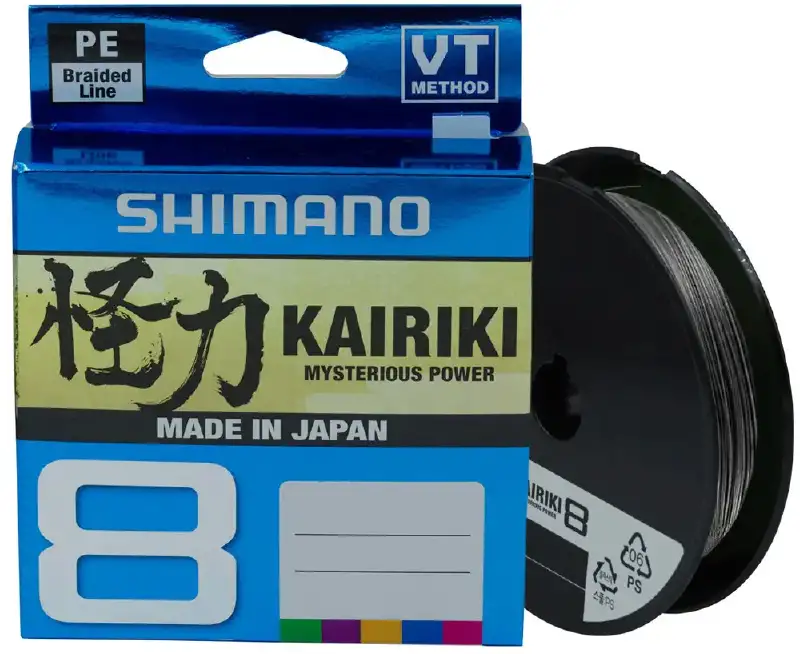 Шнур Shimano Kairiki 8 PE (Steel Gray) 300m 0.13mm 8.2kg
