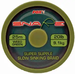 Повідковий матеріал Fox International Snare Braid 20lb 25m