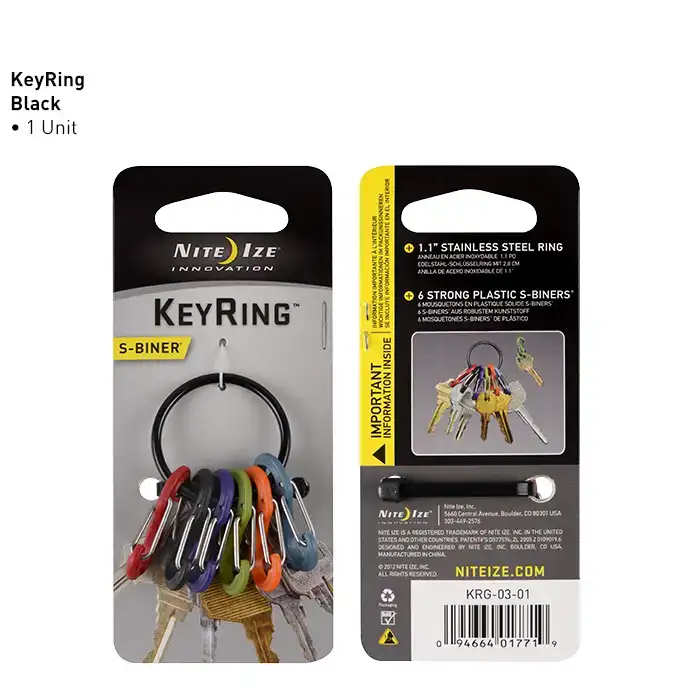 Органайзер для ключів Nite Ize Key Ring - Black