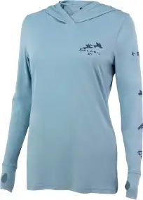 Реглан Pelagic Ultratek Hooded Fishing Shirt Gyotaku - Women`s L