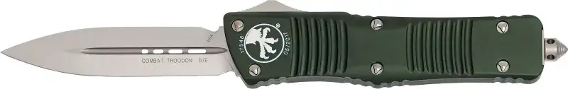 Нож Microtech Combat Troodon Double Edge Satin. Цвет: od green