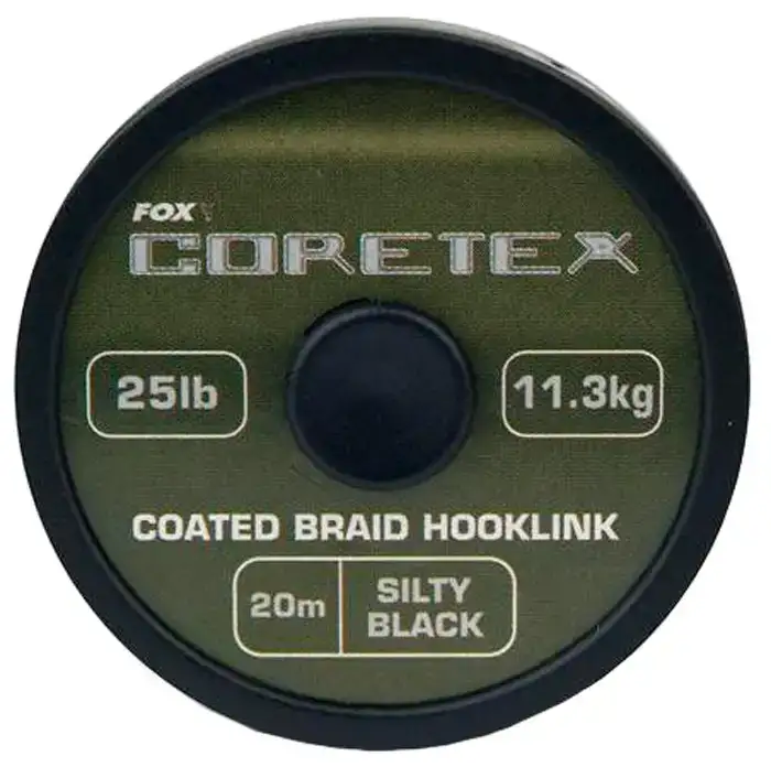 Поводковый материал Fox International Coretex 35lb 20m ц:черный