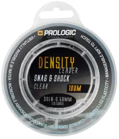 Волосінь Prologic Density Snag & Shock Leader 100m 0.50mm 13.60kg 30lbs Clear