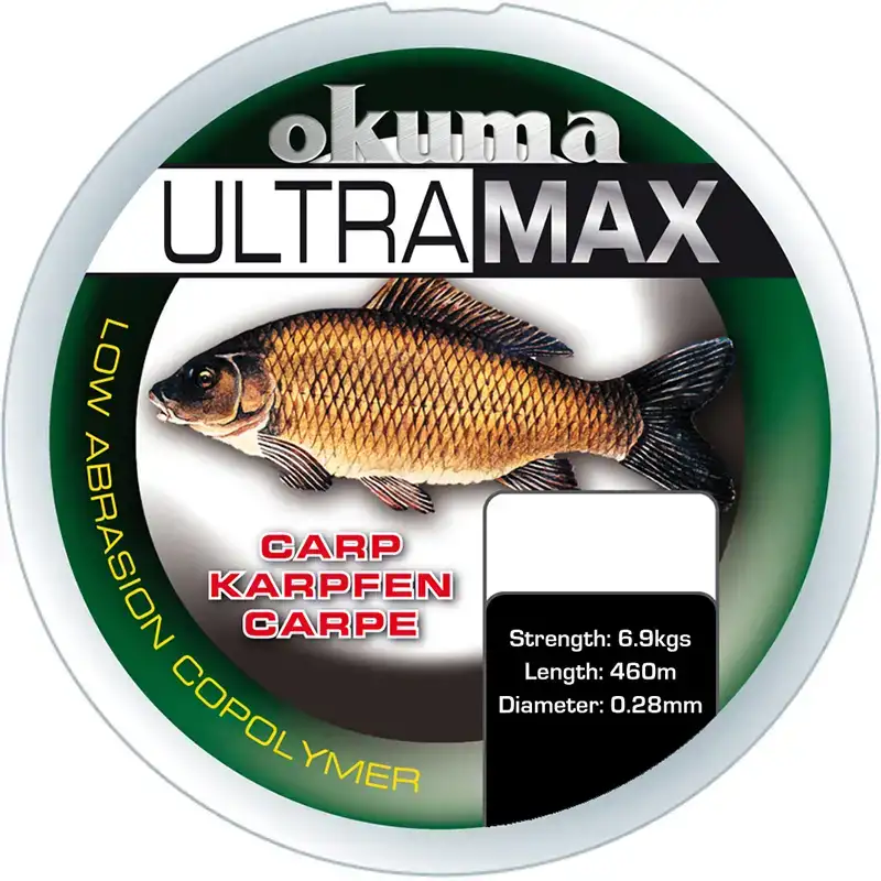 Леска Okuma Ultramax 2oz Carp 680m 15lbs 7.7kg 0.30mm Brown