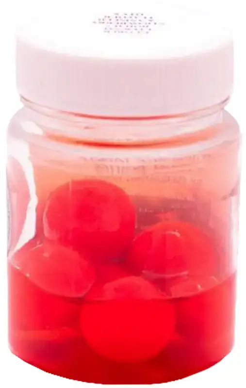 Бойли в атрактанті Enterprise tackle Eternal Boilie Flavour Pot Range Strawberry & Aniseed Fluoro Red