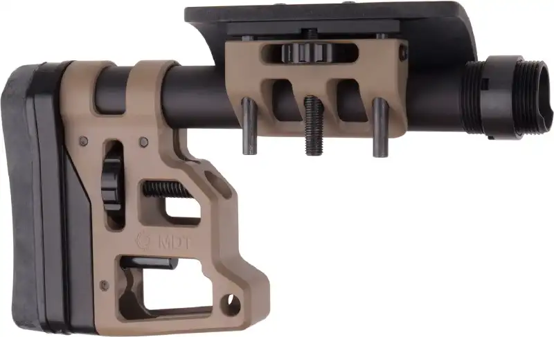 Приклад MDT Skeleton Carbine Stock 11.75’’. Материал - алюминий. Цвет - песочный
