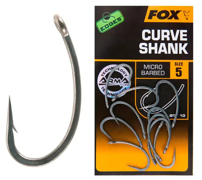 Крючок карповый Fox International Curve Shank #2 (10 шт/уп)