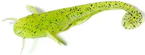 Силікон FishUP Catfish 3" #055 - Chartreuse/Black (8шт/уп)