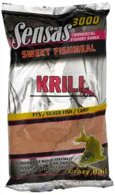 Прикормка Sensas 3000 Sweet Fishmeal UK Krill 1kg