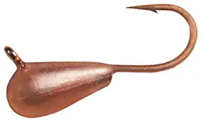 Мормышка вольфрамовая Shark Капля с ушком 3,03g 6mm крючок D10 ц:медь