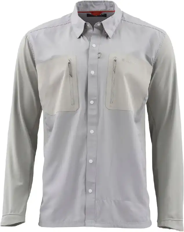 Рубашка Simms Tricomp Cool Fishing Shirt Granite