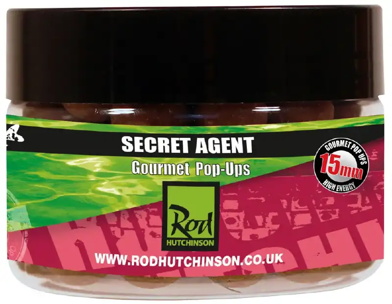 Бойлы Rod Hutchinson Pop Ups Secret Agent with Liver Liquid 15mm