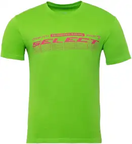 Футболка Select T-Shirt Graded Logo Lime