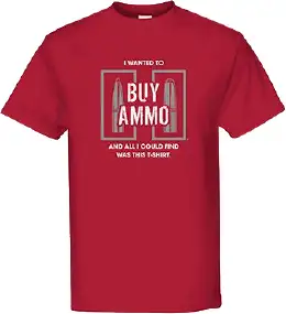 Футболка Hornady I Wanted To Buy Ammo XL Red