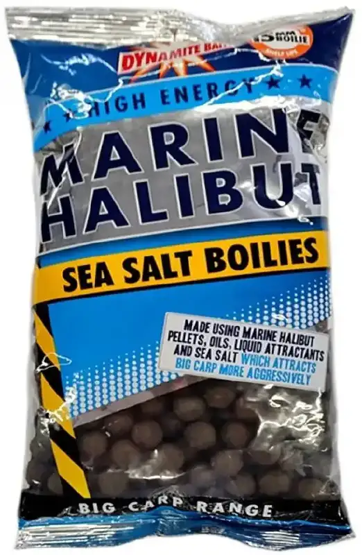 Бойлы Dynamite Baits Marine Halibut Fresh Sea Salt 20mm 1kg