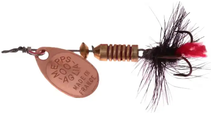 Блесна Mepps Aglia Mouche №00 1.5g Copper Black Fly