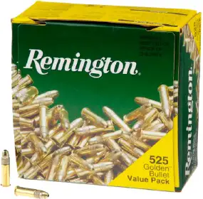 Патрон Remington Golden Bullet High Velocity кал .22 LR куля HP маса 36 гр (2.3 г)