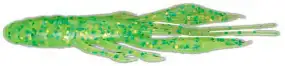 Силікон Jackall Waver Shrimp 3.5" Chart/Lime Chart Flake 7шт
