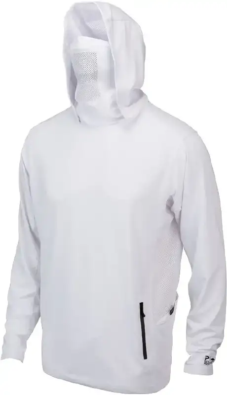 Худи Pelagic Exo-Tech Hooded Fishing Shirt XL White