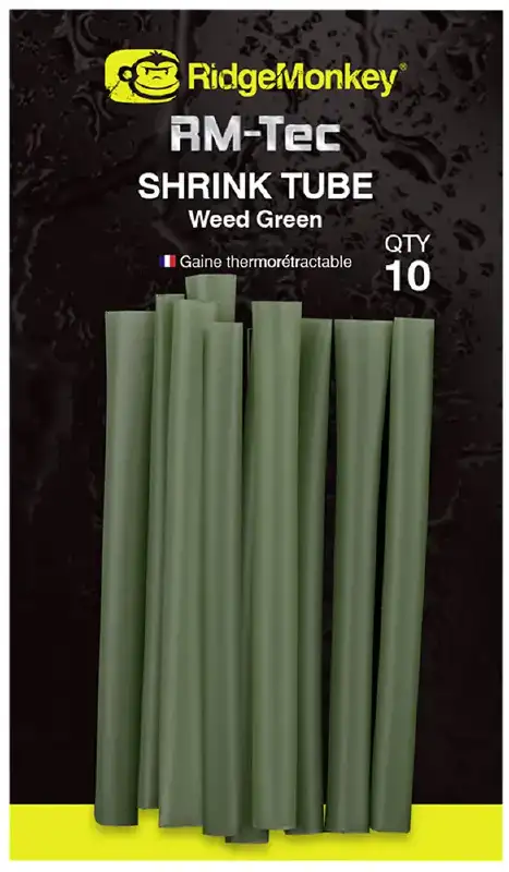 Термоусадочная трубка RidgeMonkey RM-Tec Shrink Tube 3.6mm (10 шт/уп) ц:weed green