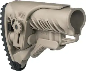 Приклад FAB Defense GLR-16 CP с регулируемой щекой для AR15/M16. Tan