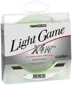 Шнур Salmo Light Game Fine GreenX4 Ultra PE 100m