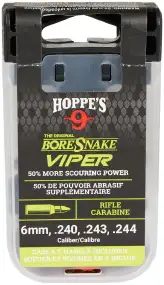 Протяжка Hoppe`s Bore Snake Viper для кал .240-.244 c бронзовими ершами