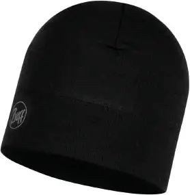 Шапка Buff Midweight Merino Wool Hat Solid black