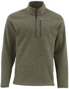 Куртка Simms Rivershed Sweater-Quarter Zip XL Loden