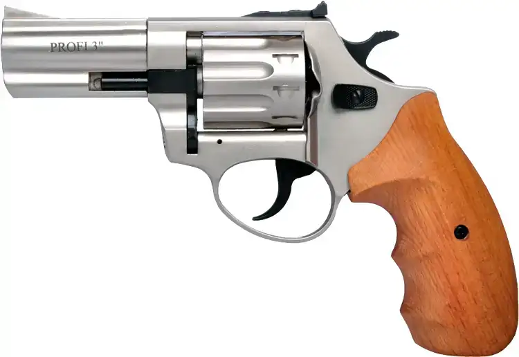 Револьвер флобера ZBROIA PROFI-3" Сатин. Матеріал руків’я - бук